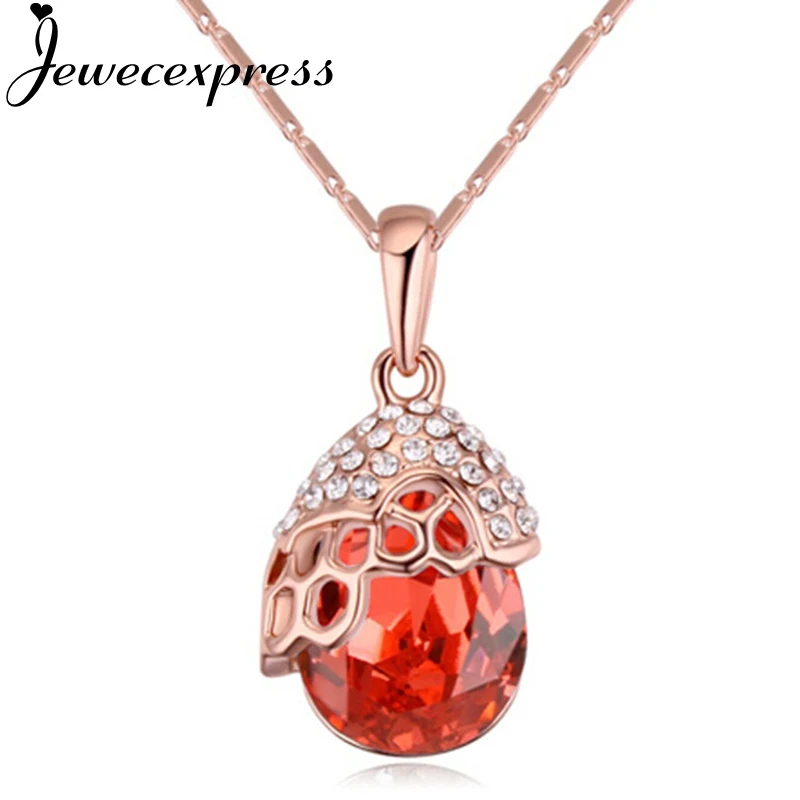 Jewecexpress Ripe Crystal Pendant Necklacecrystal pendant necklace