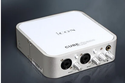 Icon cube 4nano 4 в 1 внешняя звуковая карта компьютера USB Запись аудио интерфейс двойной