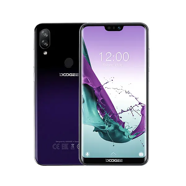 DOOGEE N10 Восьмиядерный 3 ГБ ОЗУ 32 Гб ПЗУ мобильный телефон 5,84 дюймов FHD+ 19:9 смартфон 16 МП камера 3360 мАч Android 8,1 4G LTE мобильный телефон - Цвет: Purple