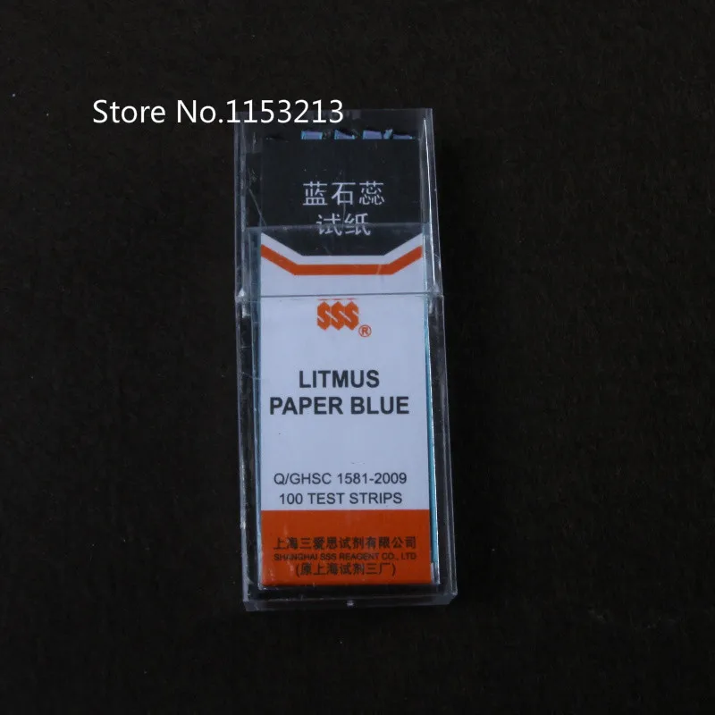 

Litmus paper blue 1000 test strips (5 knifes/box * 10 boxs) litmus blue test paper Acid-base test paper physics tool
