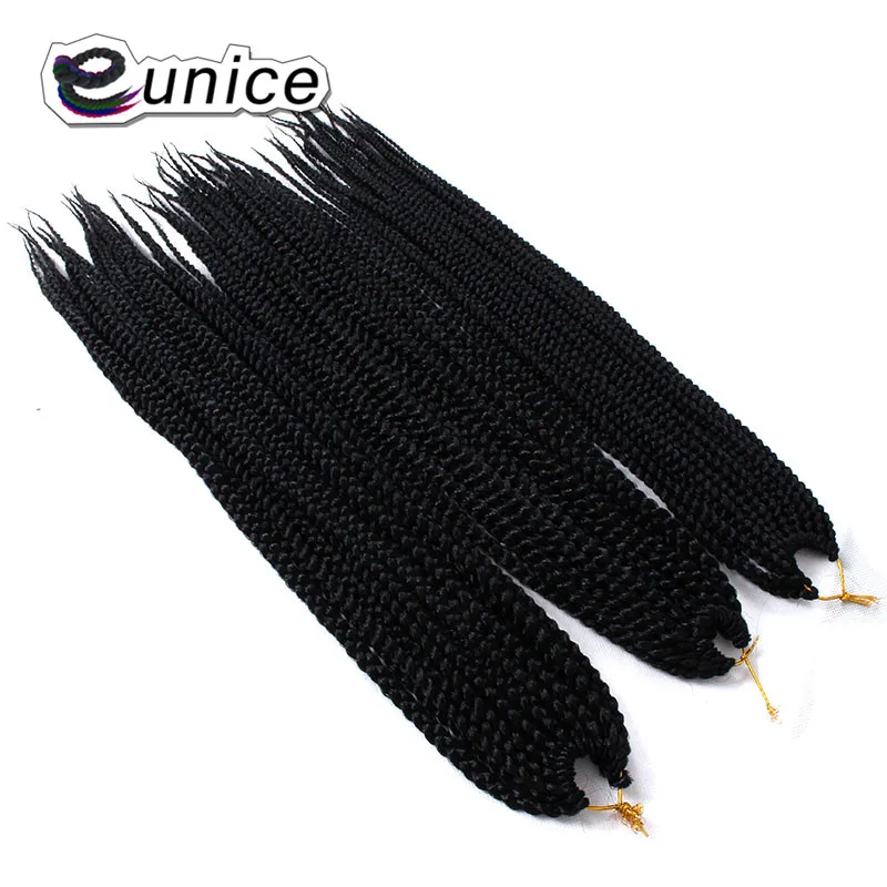 Eunice Hair 1" 24" дюйма 100 г/шт. синтетический Омбре плетение волос Плетение Парик Косы наращивание волос черный фиолетовый ошибка