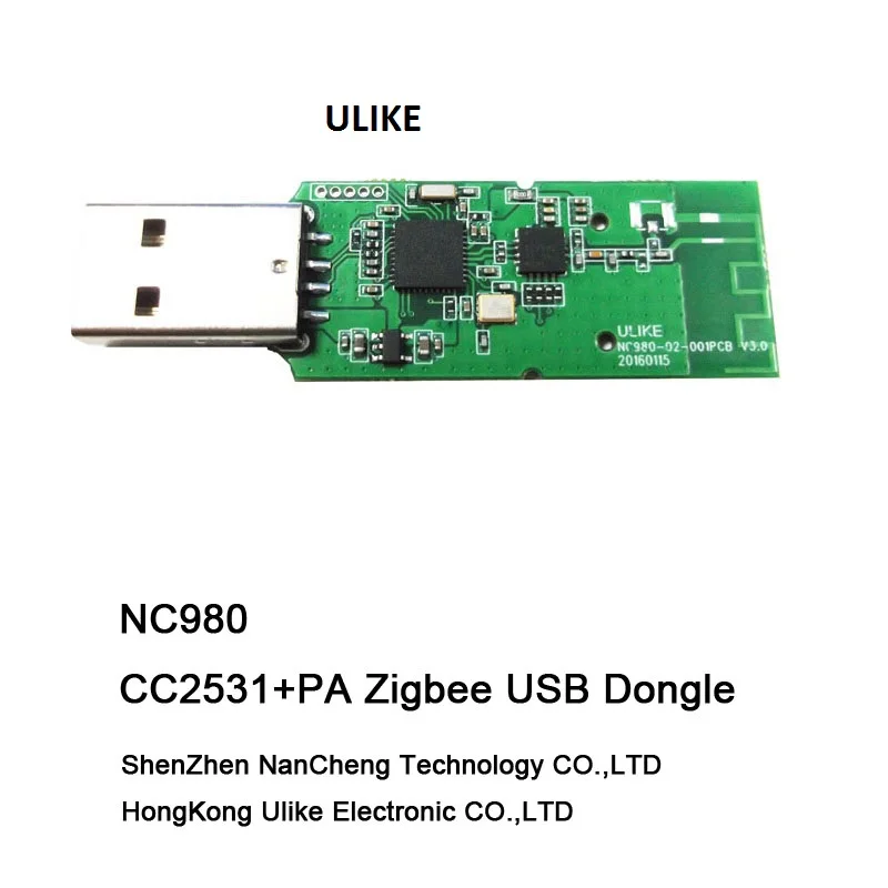 

Cc2531+PA, USB, Dongle, ZigBee, 2km wireless module, smart home sniffer