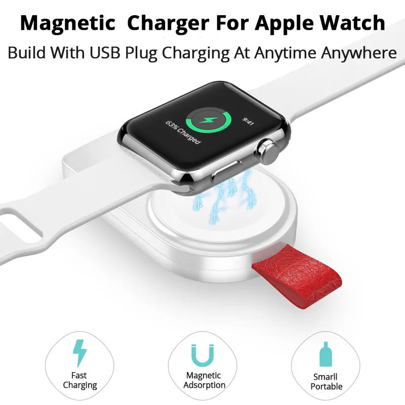 

Wireless Charger for Apple Watch Charger 4/3/2/1 Series Wireless Magnetic Charging Fast USB Charger For Smart Watch Accessories