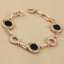 USTAR, модный браслет с кристаллами, высокое качество, стойкость шампанского, золотой цвет, браслет и браслет, браслет для женщин, свадебные ювелирные изделия