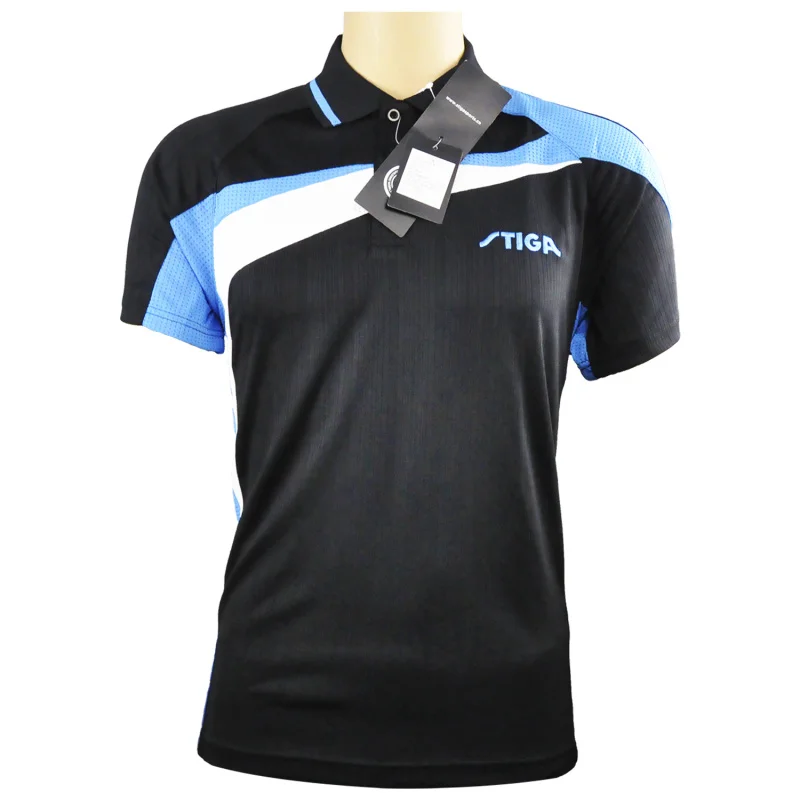 STIGA рубашка для настольного тенниса одежда для пинг-понга спортивные футболки для мужчин и женщин Майки Рубашка для настольного тенниса s