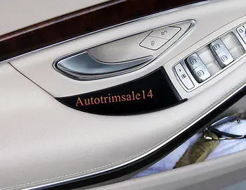 

ABS Interior Front Door Armrest Storage Box for Mercedes-Benz S-Class 14-16 W222