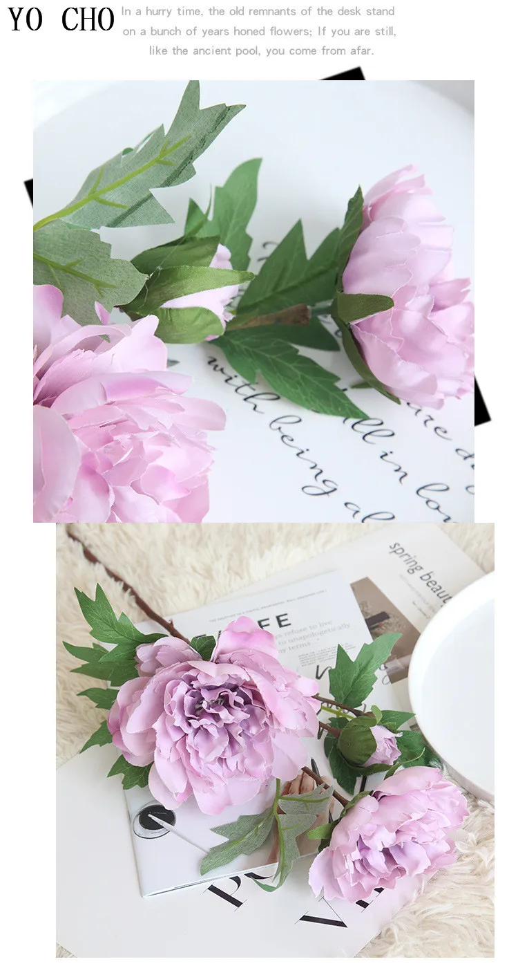 Chinese national flower peonies  simulation big peony flowers for home, living room, bedroom, party,wedding,hotel,shopwindow  decoration arranging flower accessories for christmas new year Halloween Thanksgiving Anniversari (8)