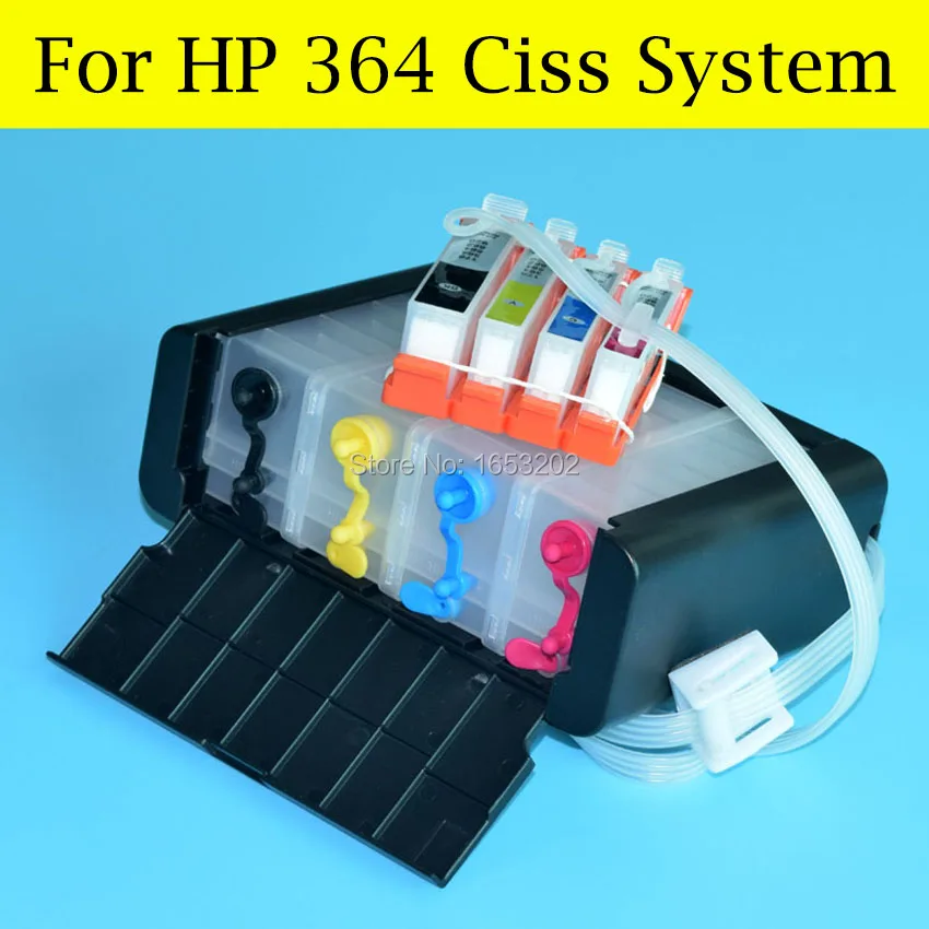 For HP 364 4 Color Ciss System 1