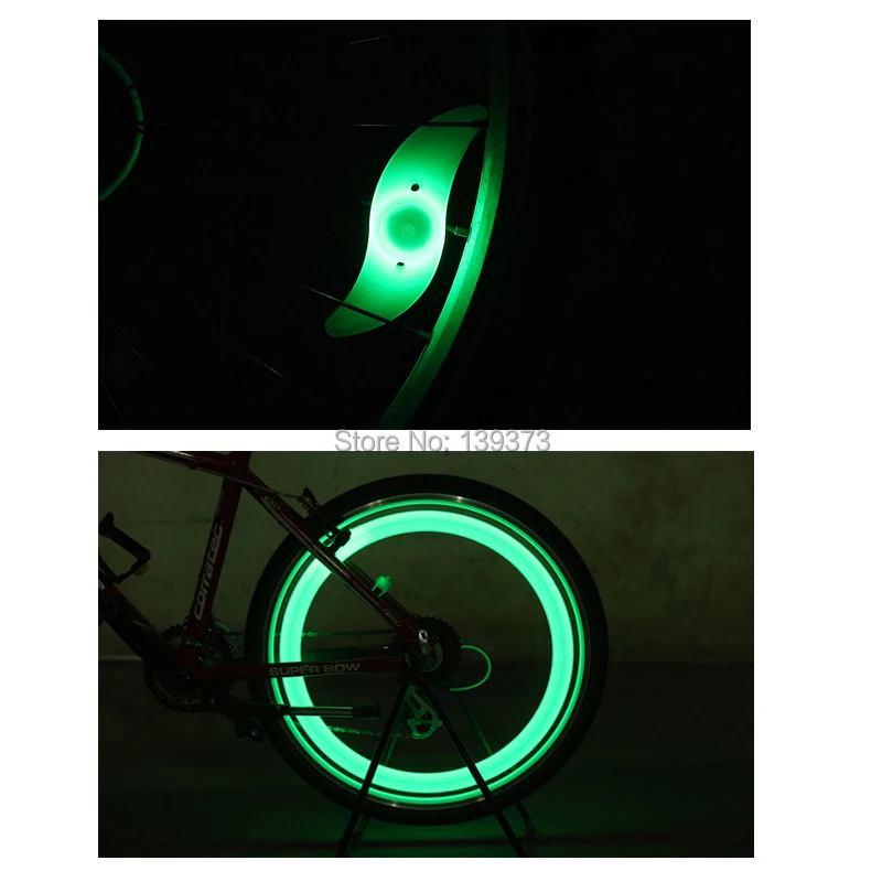 Aliexpress.com : Buy Bicycle Wheel Spokes Silicone Light Stick Light ...