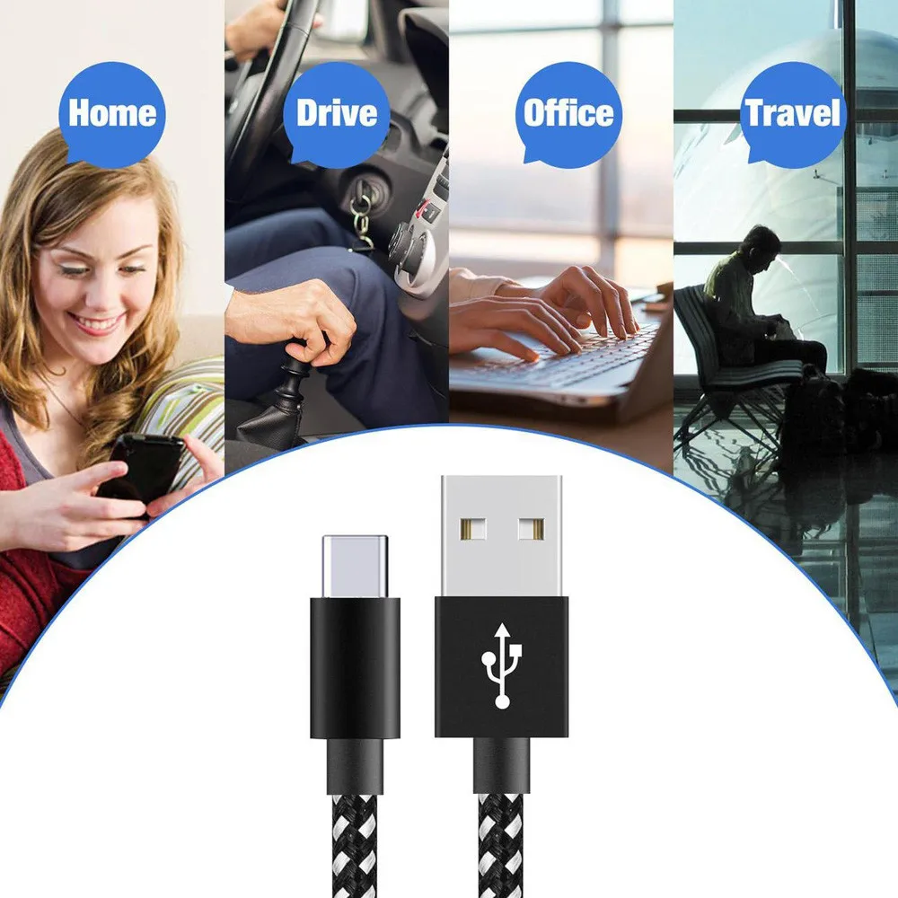 Usb кабель-удлинитель 1 M/2 M/3m USB-C USB 3,1 C-тип данных и быстрое зарядное устройство кабель для Samsung Galaxy S8