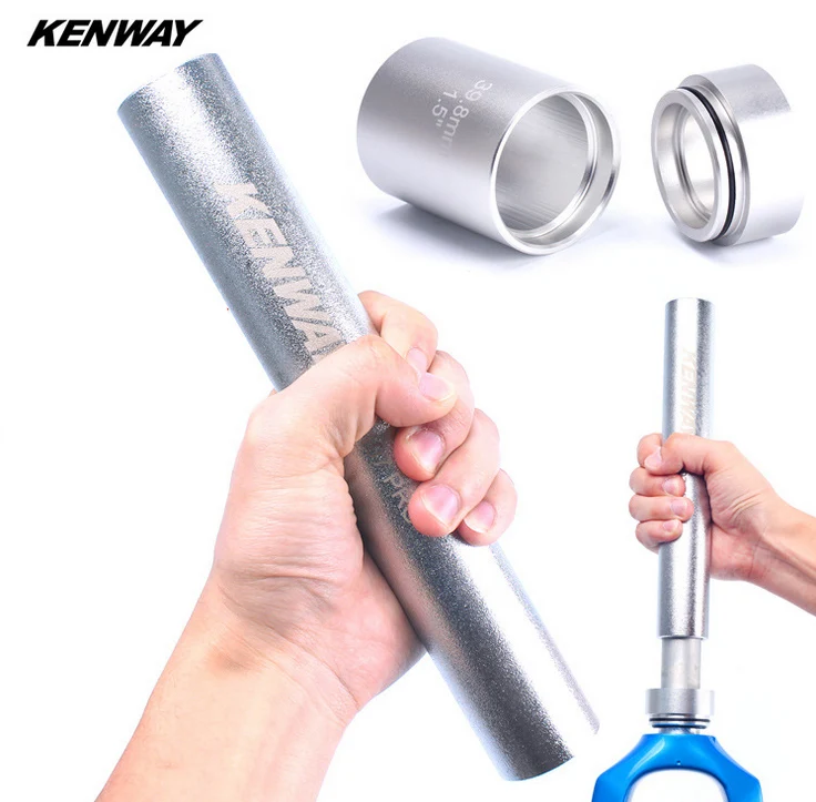 

KENWAY Mountain Bike Fork Base Installation Tool MTB Bicycle Headset Bottom Washer Setting Tool for 28.6 1.5 1.25 Fork