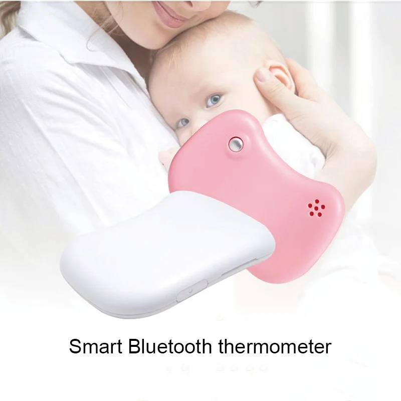 

Newly Bluetooth 4.0 Remote Wearable Electronic Thermometer Smart Baby Body Temperature Monitoring Home Thermometers for Babies