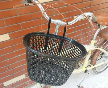 

Cycling bike bicycle handlebar front basket mtb Foldable Bicycles plastic baskets large capacity Mountain bikes accessorie