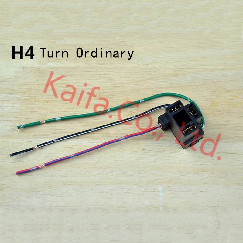 

1pcsh4 Ordinar angle leads wiring car headlight extension cable plug adapter bulb holder connector socket halogen Wiring harness