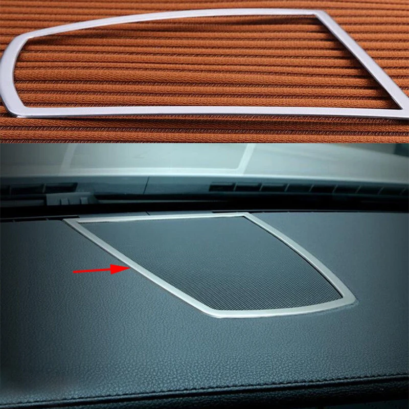 

Chrome plate Stainless Steel Inner Middle Console Speaker Cover Trim For BMW 7 Series F01 F02 2009-2015