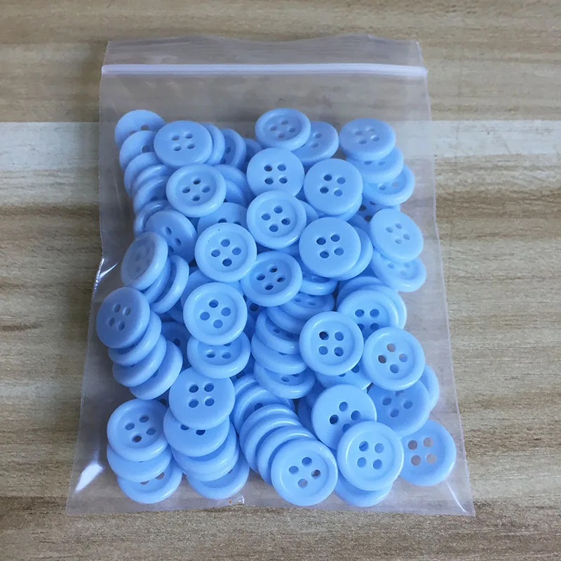 Sewing Buttons Scrapbooking Round Two Holes Botones Bottoni Buttons 100pcs