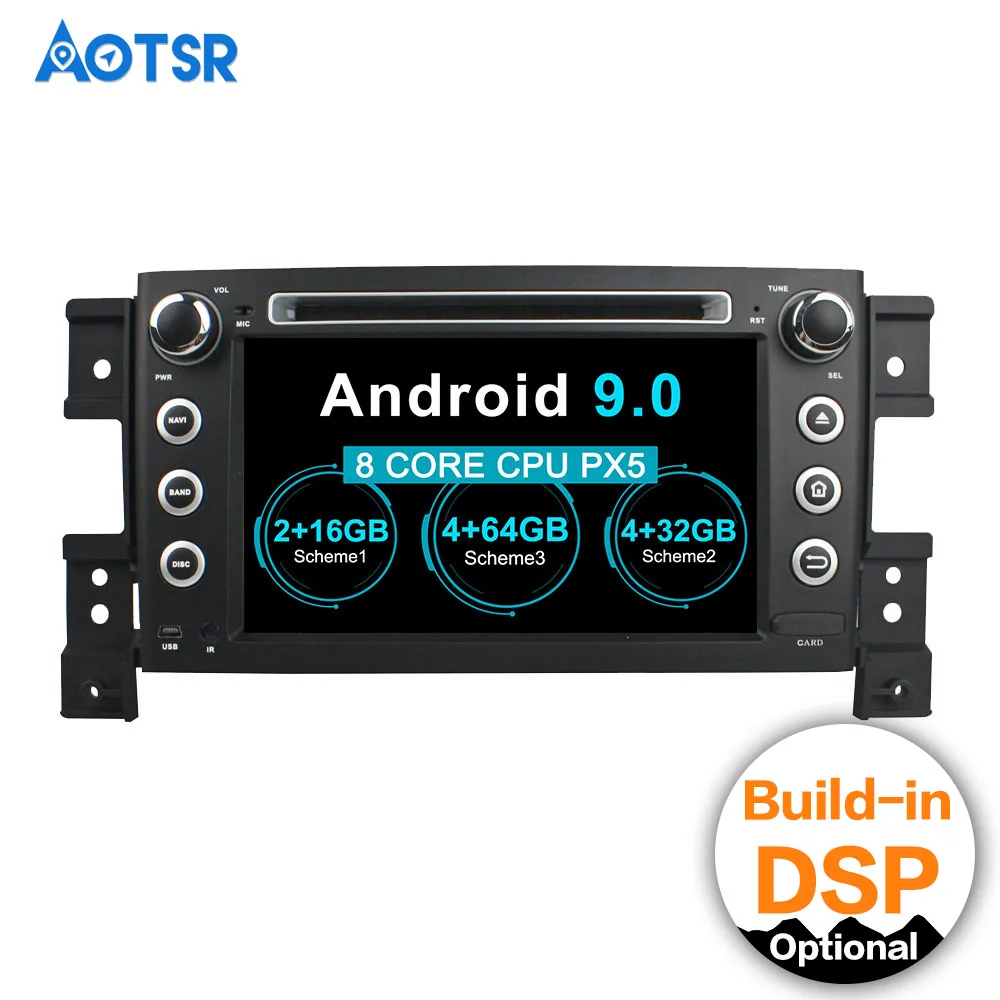 

Aotsr Android 9.0 GPS navigation Car DVD Player For SUZUKI Vitara 2005-2011 multimedia 2 din radio recorder 4GB+32GB 4GB+64GB