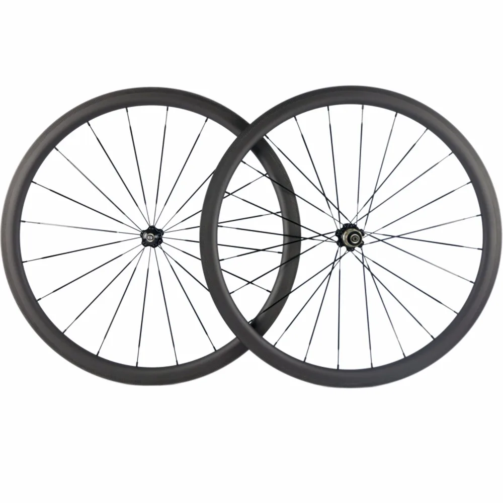 US $155.48 Chinese Super Light Carbon Wheels 38mm 50mm Depth Profile Tubular Or Clincher Road Bike Carbon Wheelset Bicycle Wheel