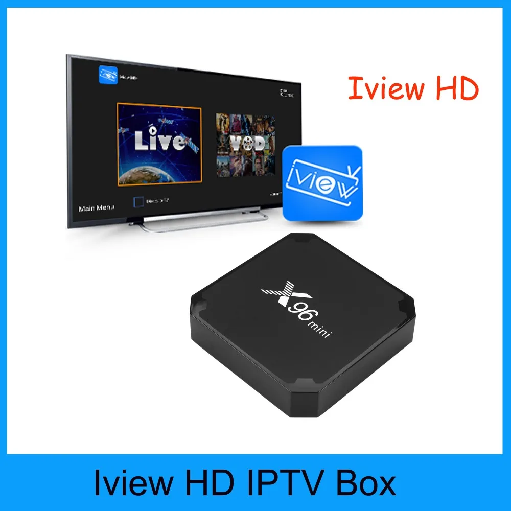 

Greece IPTV Box X96 mini with iview HD for Streaming Media Player Europe IPTV Box Suppor HEVC 4K WiFi Sport Movie Music Service