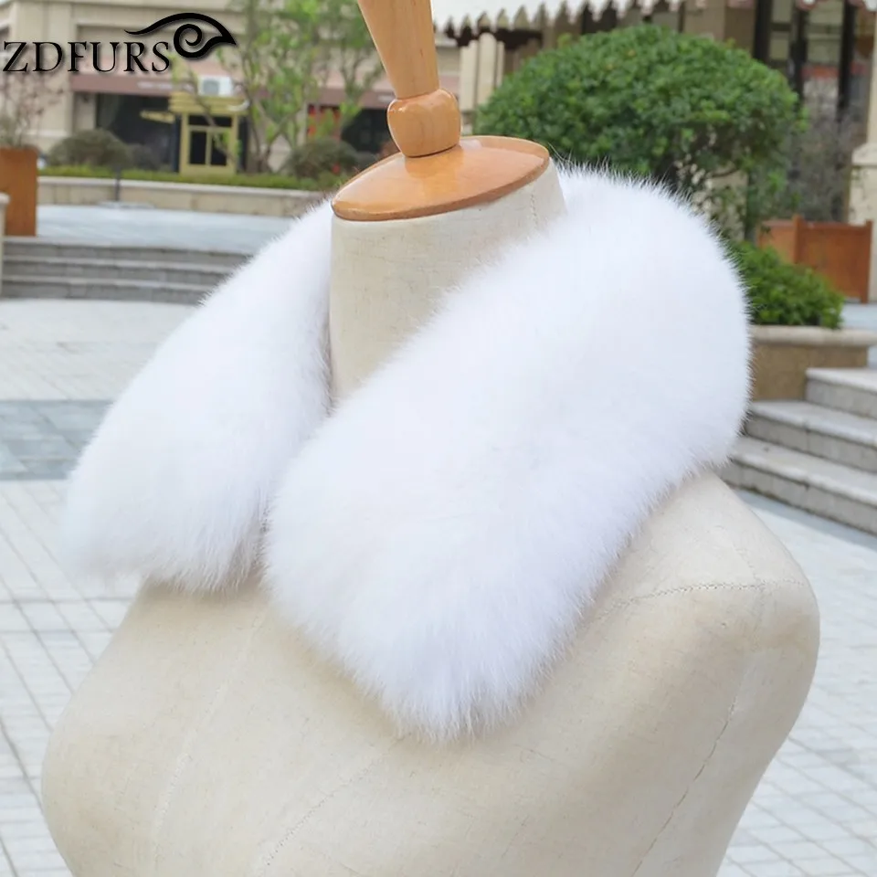 ZDFURS * Женская одежда Воротник модные аксессуары с лисьим мехом шарфы 100%