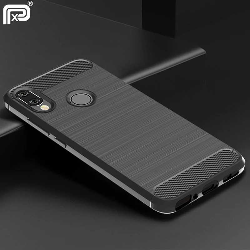 

Brushed Silicone Case For Samsung galaxy M20 Carbon Fiber Texture Soft Back Phone Cover For Samsung galaxy M10 Shockproof funda