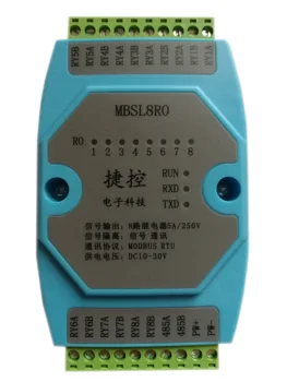 

MBSL8RO Module Is an Isolated RS485modbus Acquisition Module Communication of 8-way Relay Output Module