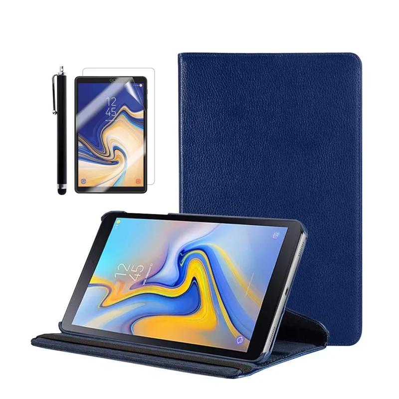 

Fold Flip Stand Cover Case exclusive for 2018 Galaxy Tab A Tablet 10.5 inch SM-T590(Wi-Fi) / SM-T595(LTE) +Stylus +Screen Film