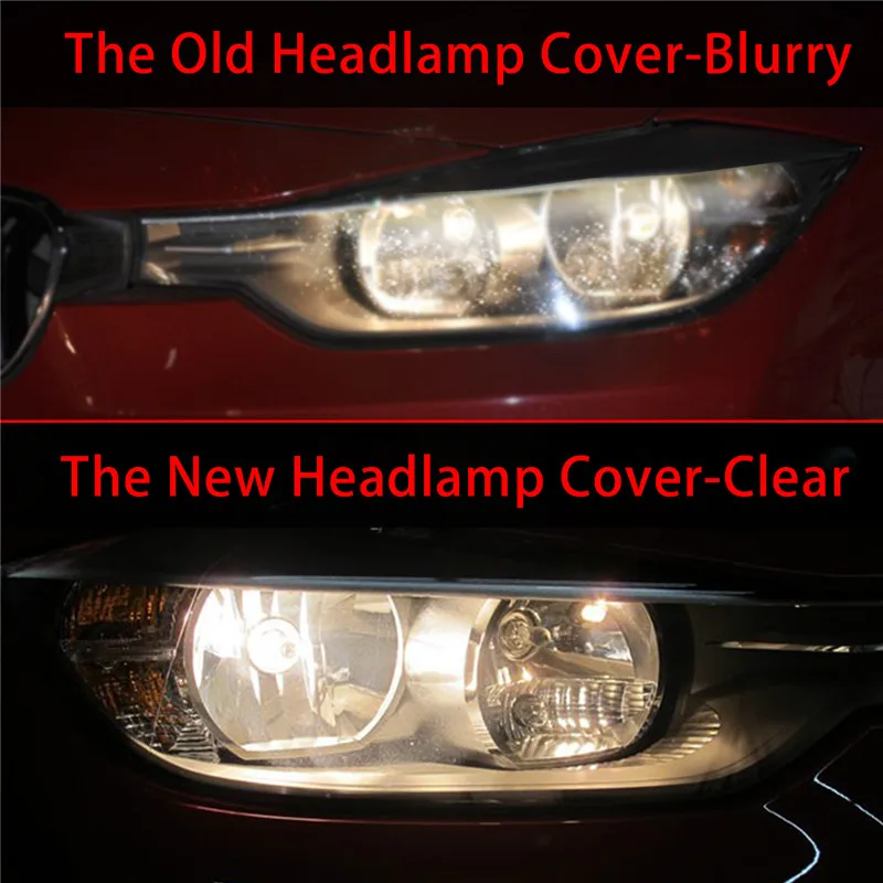 WISENGEAR Auto LED Headlight Headlamp Cover Transparent Lens Light Lamp Shell For BMW F31 F30 F35 3 Series 2012 2013 2014 2015 (5)