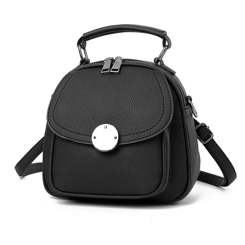 

New Designer Fashion Women Backpack Mini Soft Touch Multi-Function Small Backpack Female Ladies Shoulder Bag Girl Purse