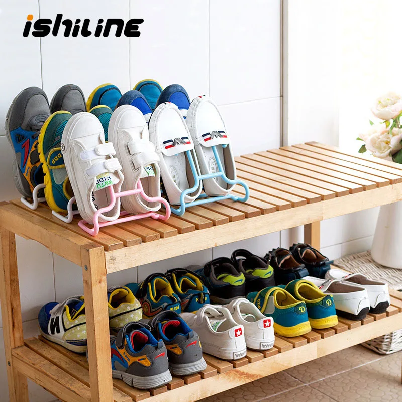 

10PCS/Set Multi-Function Shelf Drying Rack Shoe Rack Stand Hanger Children Kids Shoes Hanging Storage Wardrobe Organizer