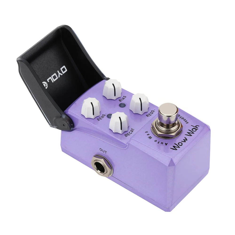 JOYO JF 322 Wow Wah Auto Mini педаль эффектов для электрогитары с защитной ручкой True Bypass| |