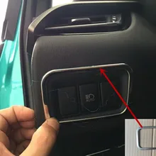 Лампы из нержавеющей стали управления переключатель украшения Рамка для Toyota C-HR CHR Автоаксессуары Стайлинг