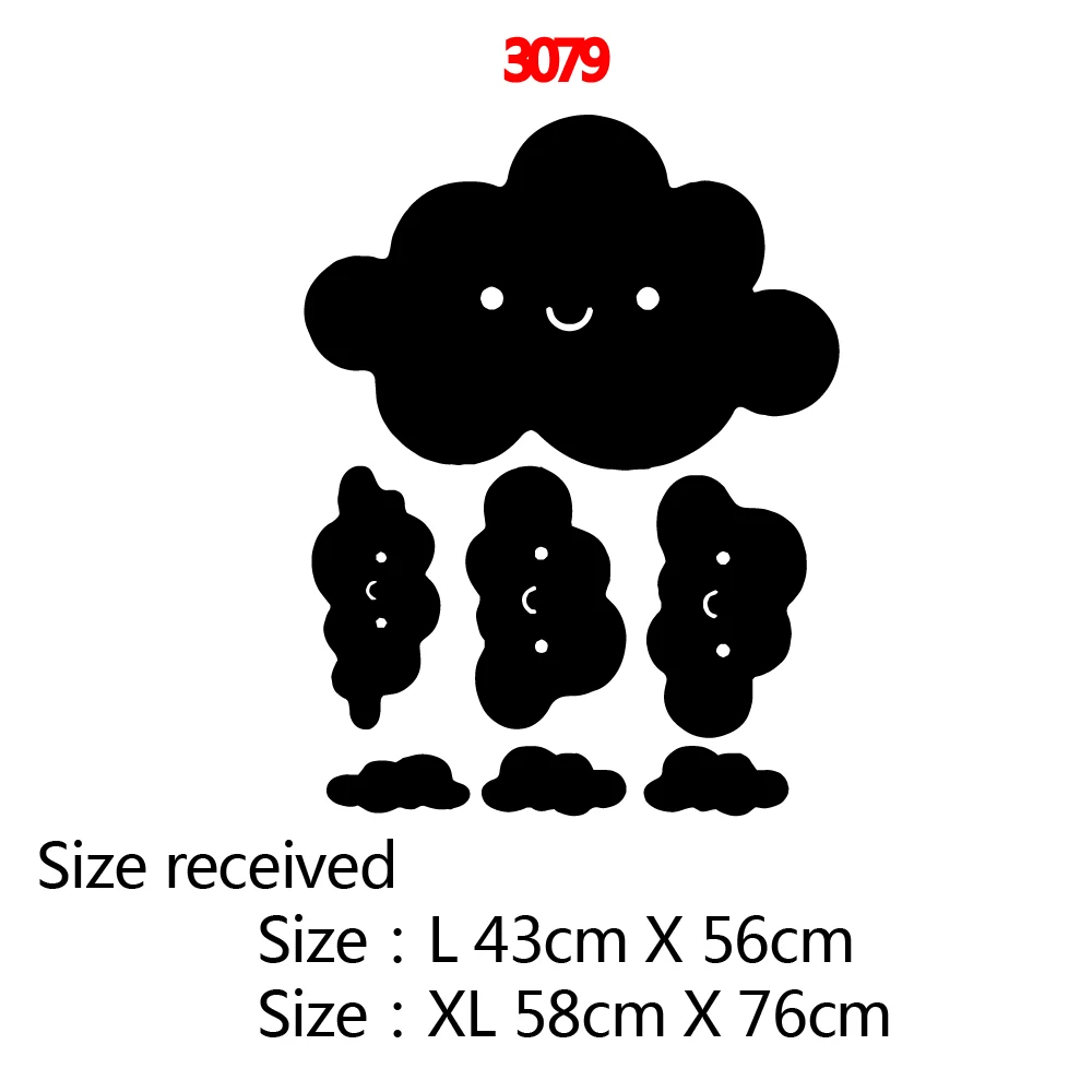 Lovely Clouds Wall Sticker Wall Decor Home Decoration For Baby's Room Kids Room Decoration Wall Decals Sticker Murals