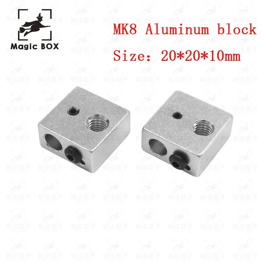 3D printer Accessories heating block Makerbot MK7 MK8 dedicated print head heated Aluminum block MK8 Extruder 3D printer Accessories heating block Makerbot MK7 MK8 dedicated print head heated Aluminum block MK8 Extruder