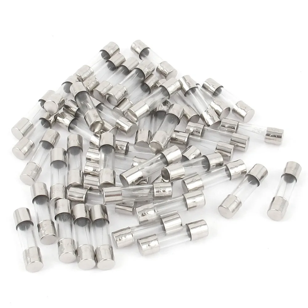 100 шт. 5*20 SMD Быстрое Выдувное Стекло Предохранители 250 В Стеклянная трубка