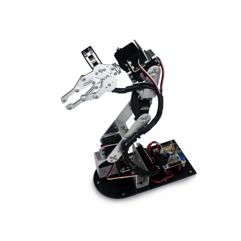 Industrial Robot 625 Mechanical Arm 100 Alloy Manipulator 6 Degree Robot arm Rack with 6Pcs LD