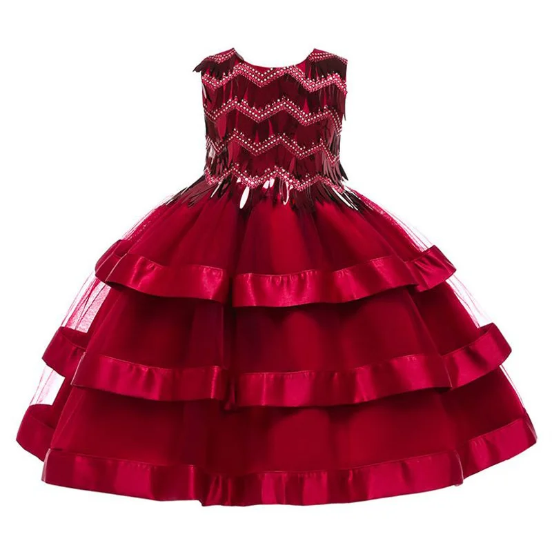 

Flower Girl Dresses Kids Wedding Birthday Party Dresses Girls Children's Costume Teenager Prom Christmas New Year Costume