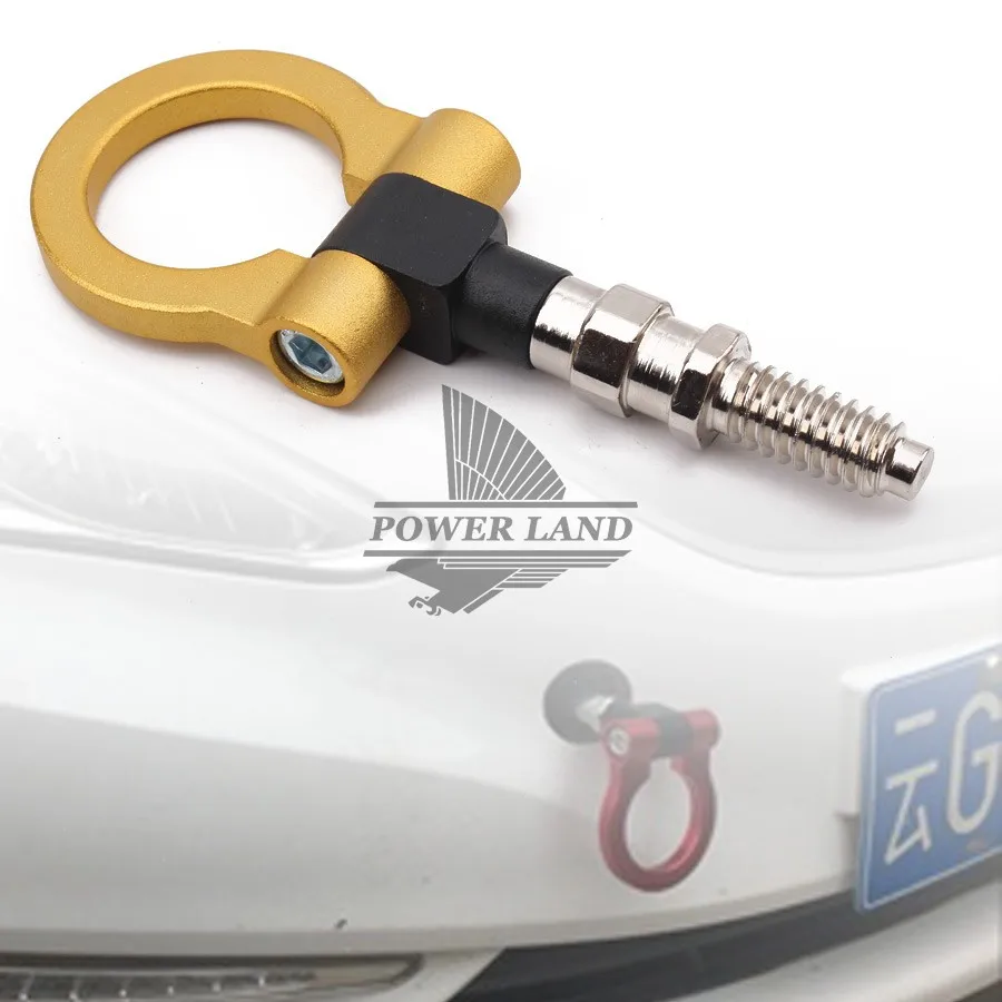Universal Aluminum Car Auto Racing CNC Trailer Ring Tow Hook Eye Tow