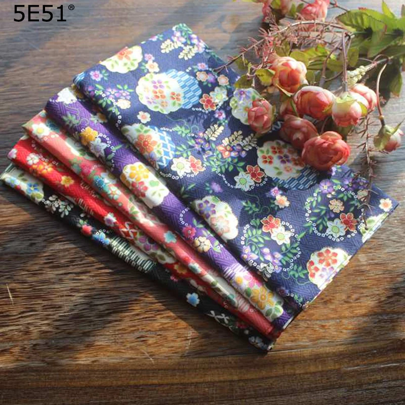  Japanese style big handkerchief kerchief cotton 100%/sakura printed 52cm/Many uses