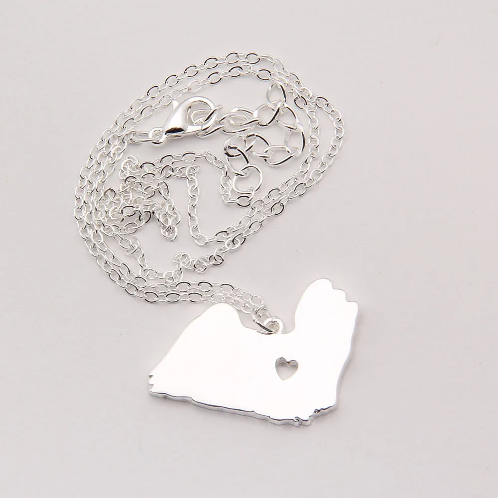 1 шт. изящное мальтийское ожерелье Собака памятный подарок животное щенок ожерелье s& Подвески милое элегантное женское колье животное Рождество