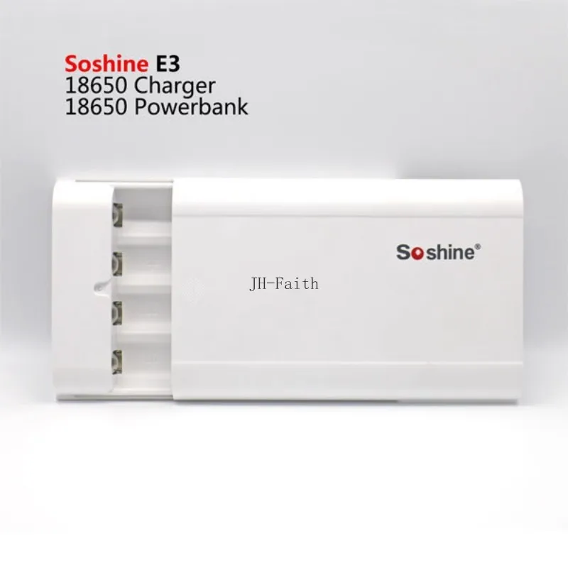 SoShine E3 4x18650 портативный внешний аккумулятор зарядное устройство для iPhone для samsung мобильный USB портативное освещение аксессуары