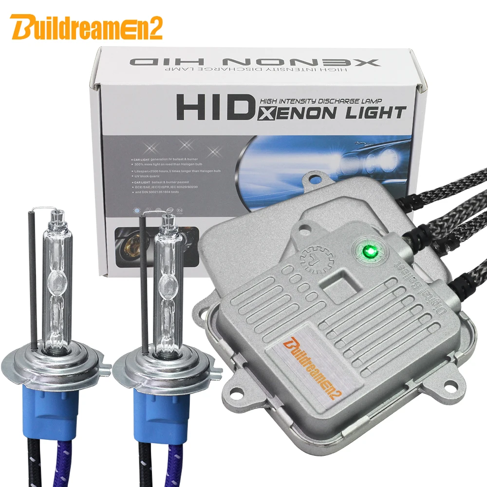 10K Dark Blue 2 Year Warranty Xtremevision 55W AC Xenon HID Lights with Premium Slim AC Ballast H7 10000K