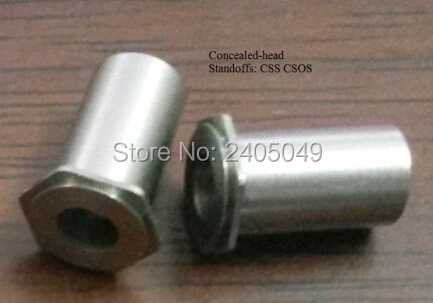 CSOS-M3-8 потайные стойки, нержавеющая сталь, природа, PEM стандарт,, сделано в Китае