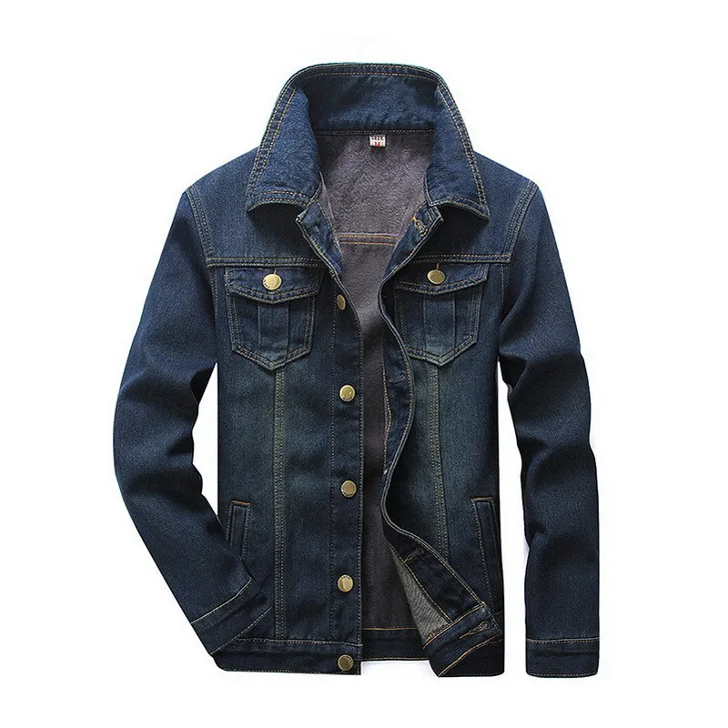 MORUANCLE Men's Casual Winter Warm Jackets Fleece Lined Denim Coats For ...