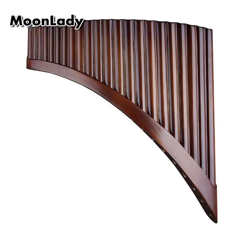 Brown C Key Pan Flute New 22 Pipes Pan Pipe Handmade Music Instruments