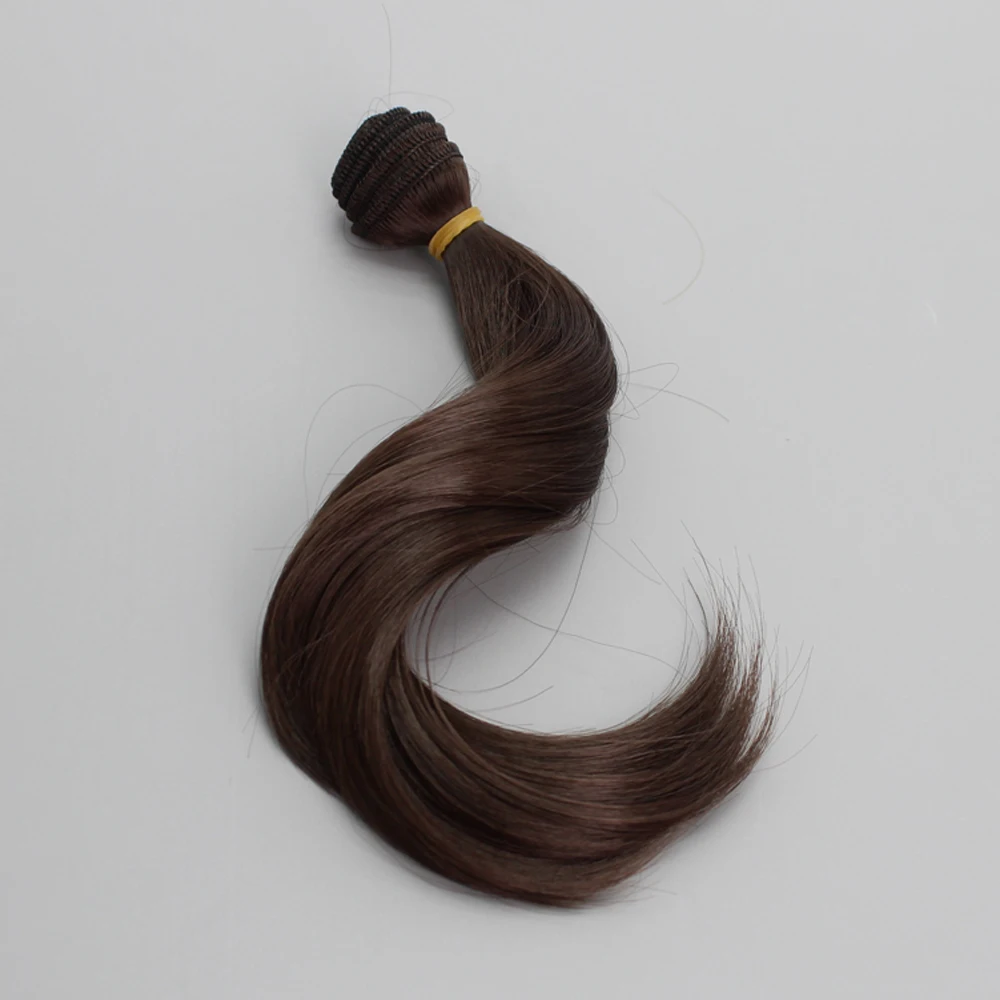New Doll Accessories 15100cm DIY Mini Tresses Doll Wig High-Temperature Material Ponytail Hairs Wig For BJD High-Temperature (2)
