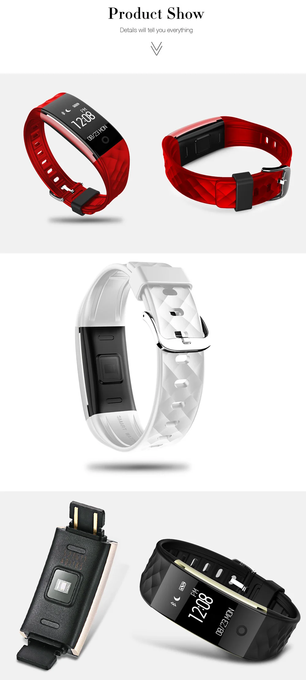 Смарт-браслет Maxinrytec S2 монитор сердечного ритма Smartband фитнес-трекер модные спортивные fit bit часы с гибким браслетом Bluetooth 4,0