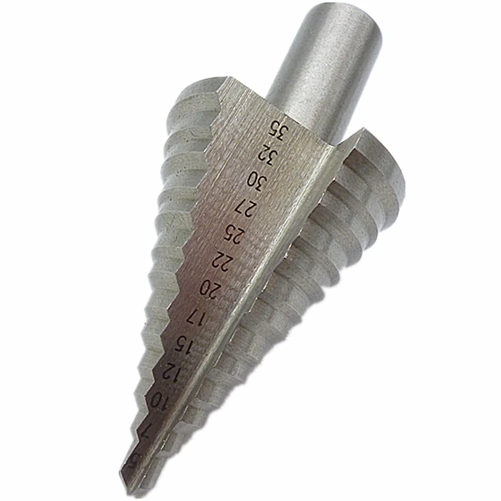 5 35mm Stap Boor Hoge Snelheid Staal M2 Stap Cone Boor 13mm Shank Hss
