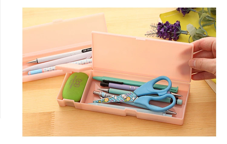クリエイティブ日本ミニマリスト半透明つや消しペンシルケース多機能収納文房具製品 Pencil Case Pencil Case Multifunctionpencil Case Stationery Aliexpress