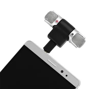 

Mini 3.5mm Microphone Stereo Mic for Recording Mobile Phone Studio Interview Microphone For IOS Android Smartphone Laptops PC